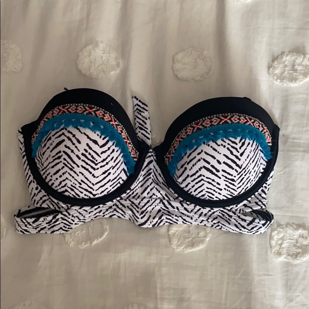 Strapless Swim Top